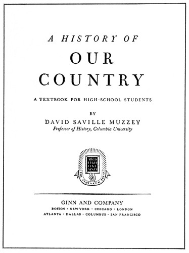 A History of Our Country