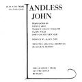 Landless John (Jean Sans Terre)