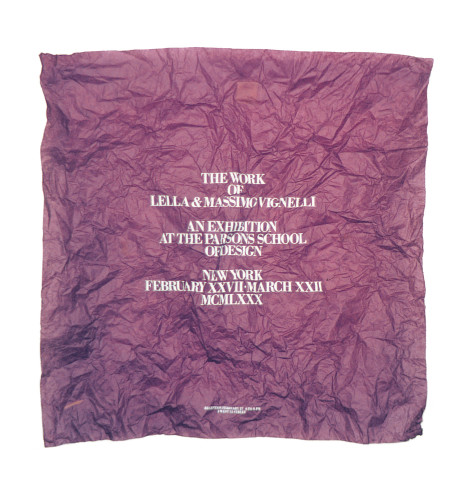 Vignelli Exhibition Announcement, New York, Milan
