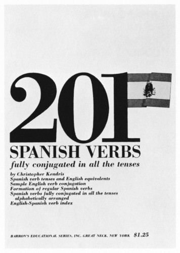 201 Spanish Verbs