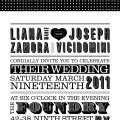 Wedding invitation