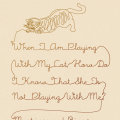When I’m Playing With My Cat...