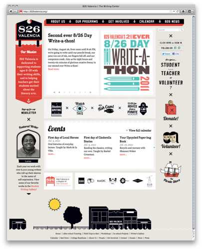 826 Valencia Website Redesign